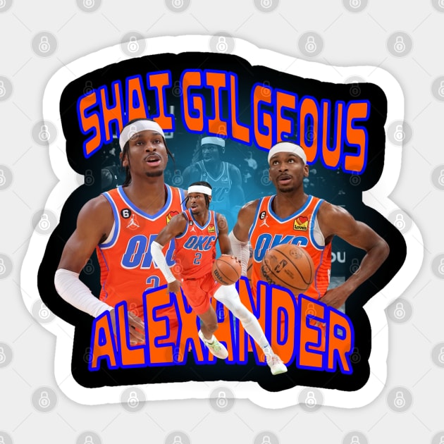 Shai Gilgeous-Alexander Sticker by Sun From West